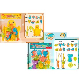 Риболовля SFY-C213-215 4 види(2 види-ємність/каченя,1 вудка,4 морськ.мешканців,2види),кул.,25-28-6см - 1 - smarttoys.com.ua