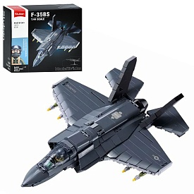 Конструктор SLUBAN M38-B1361 військовий літак, 1:44, фігурка, 705 дет., кор., 30-28,5-14,5 см.  - 1 - smarttoys.com.ua