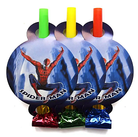 Язичок-гудок "Людина Павук" набір 6 шт - 1 - smarttoys.com.ua