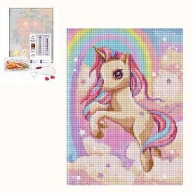 Набір з алмазною мозаїкою для дітей "Чарівний політ" з АВ стразами 30х40см - 1 - smarttoys.com.ua