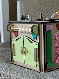 Бізікуб 15х15х15 см не фарбований - 6 - smarttoys.com.ua