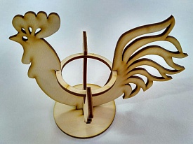 Фігура з фанери 0.4 "Півень" підставка під яйця - 1 - smarttoys.com.ua