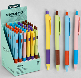 Набір масляних ручок М 45650, синя паста, діаметр пишучого вузла 0,7 мм - 1 - smarttoys.com.ua