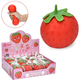 Іграшка MS 4538 полуниця, антистрес, борошно, сітка, 12 шт. в диспл., 30-7,5-23 см. - 1 - smarttoys.com.ua