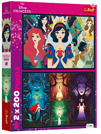 33172 Trefl Пазли "2x200" Princess Чарівні принцеси - 1 - smarttoys.com.ua
