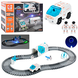 Трек 7501 машинка, фігурка 2 шт., 127 дет., світло, бат., кор., 24,5-19-9,5 см. - 1 - smarttoys.com.ua