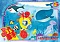 Пазл із серії "Вчимося з задоволенням: Таємниці океану". Захоплюючий пазл на 35 крупних деталей з яскравими морськими мешканцями та справжньою субмариною. Арт. GF02 - 1 - smarttoys.com.ua