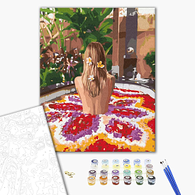 Картина за номерами: Квітка Балі 40х50 - 1 - smarttoys.com.ua