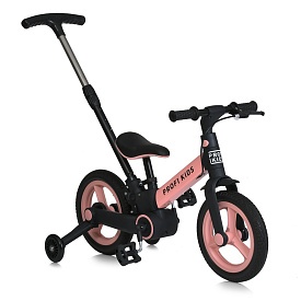 Велосипед-трансформер PROFI KIDS 12 д. MB 1021-3 3в1,2колеса,гума(антипрокол),стал.рама,кермо,рожев. - 1 - smarttoys.com.ua