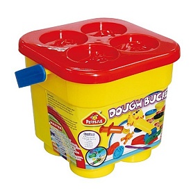 Тісто для ліплення 3894 5 кол. (баночка з кришкою), аром., форм.-тварини, інструм., у відрі, 17-17-1 - 1 - smarttoys.com.ua