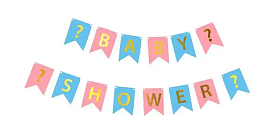 Гірлянда літери Baby Shower - 1 - smarttoys.com.ua