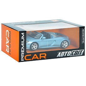 Машина AP-1943 АвтоСвіт,1:24,Porsche Carrera GT,мет.,відчин.двері/багажник,гум.колеса,кор.,24,5-10,5 - 1 - smarttoys.com.ua