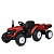 Трактор з причепом M 5772EBR-3 радіокер.2,4G,1акум.24V7AH,2мот.95W,MP3,USB,EVA,муз.,свiтло,червоний - 1 - smarttoys.com.ua