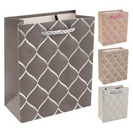 Пакет подарунковий паперовий M "Оrnaments" 26*32*10см R32872-M - 1 - smarttoys.com.ua