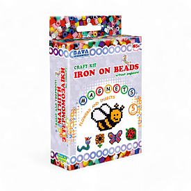 Набір д/творчості "Магніти з термомозаїки без планшета "Квіти-комахи" - 1 - smarttoys.com.ua