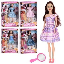 Лялька C7270 вбрання, дзеркало, 5 видів, кор., 23-32,5-5 см. - 1 - smarttoys.com.ua