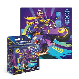 Пазл на 16 елементів Batwheels. Мотоцикл Бетгерл. Бібі - 1 - smarttoys.com.ua