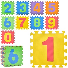 Килимок Мозаїка M 0375-2 EVA, цифри, 10 дет., пазл, кул., 30-30-8 см. - 1 - smarttoys.com.ua