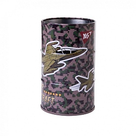 Стакан-підставка бочка Yes «Military» метал - 1 - smarttoys.com.ua