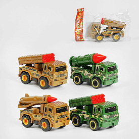 Машинка військова 399-461 (360/2) 4 види, інерція, в пакеті - 1 - smarttoys.com.ua