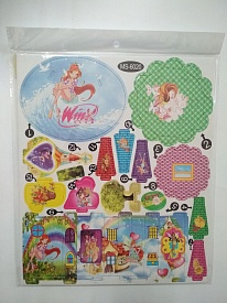 Пазли картонні 3D 1аркуш "Вінкс" - 1 - smarttoys.com.ua