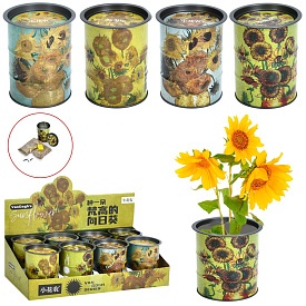 Набір для творчості X2024-095 колба (метал), грунт, насіння,4 види, 8шт. в диспл., 37,5-11-19 см. - 1 - smarttoys.com.ua