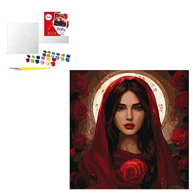 Набір для розпису по номерах "Травнева троянда" 40х40см - 1 - smarttoys.com.ua