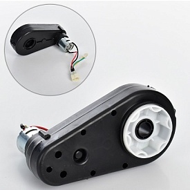 Редуктор у зборі з мотором M 4795-GEAR BOX до квадроцик.M 4795,отвір під вісь10мм,12V,RPM1000,д.19см - 1 - smarttoys.com.ua