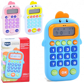 Гра 99-7 калькулятор, 3 кольори, муз., бат., кор., 14,5-8,5-2,5 см. - 1 - smarttoys.com.ua
