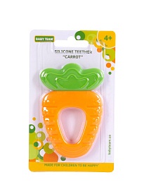 Іграшка дитяча. Прорізувач силіконовий "Морквинка" - 1 - smarttoys.com.ua