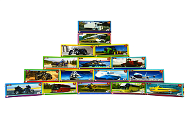 Пазли 105 ел.,  LEO LUX  "Транспорт" - 1 - smarttoys.com.ua