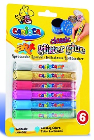 Клей глітер 42110, 6 кол. по 10,5 мл Іскра - 1 - smarttoys.com.ua