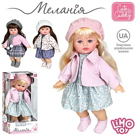 Лялька M 6199 I UA Меланія, 39см, м'яконабивна, музика(укр), 5 пісень, 3види,бат(табл), в кор. - 1 - smarttoys.com.ua