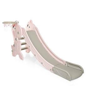 Гірка YG2020-2-1-8 кільце баскетбольне, рожевий, ш79(50см без кільця)-г175-в89см. - 1 - smarttoys.com.ua