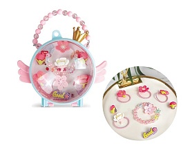 Набір аксесуарів UT7002A гумки для волосся, сережки, браслет, сумочка (пластик), кул.,15-13-6,5 см. - 1 - smarttoys.com.ua