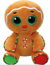 Дитяча іграшка м’яконабивна TY Cristmas "Пряниковий Чоловічок" 15 см, арт. 37380 - 1 - smarttoys.com.ua