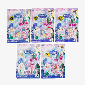 Набір косметики ZH 001 (576/2) 5 видів, герой, тіні для повік, аплікатор, аксесуари, на листі, ВИДАЄТЬСЯ ТІЛЬКИ МІКС ВИДІВ - 1 - smarttoys.com.ua