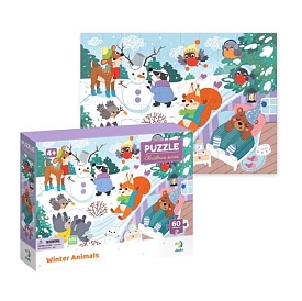 Пазл Зимові тваринки, 60 елементів - 1 - smarttoys.com.ua