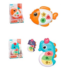 Гра 3307-1-3 2 види(рибка, морський коник), муз., світло, бат., кор., 14,5-20-5,5 см. - 1 - smarttoys.com.ua
