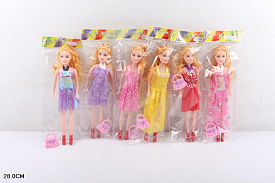Лялька типу Барбі арт. 2203-8 (180шт/2) 6 видів,пакет 28 см - 1 - smarttoys.com.ua