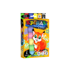 Крейда для малювання, велика MEL-01-04U УКР. (20) "Danko Toys", d-2,5 см, 6 штук, кольорова - 1 - smarttoys.com.ua