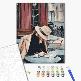 Картина за номерами: Справа в шляпі 40х50 - 1 - smarttoys.com.ua