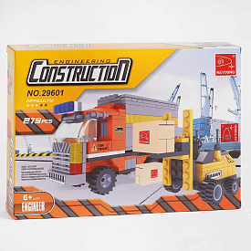 Конструктор AUSINI 29601 (24/2) “Навантажувальна техніка”, 279 деталей, в коробці - 1 - smarttoys.com.ua