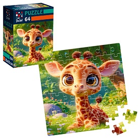 Пазли De.tail. Малий жираф. 64 деталі DT1234-13 (укр) - 1 - smarttoys.com.ua