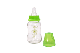 PK 0980  Пляшка для годування скляна 125 мл - 3 - smarttoys.com.ua
