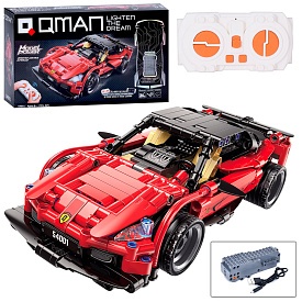 Конструктор Qman 54001 радіокер.(2,4G), акум., машина-їздить, USB, 425 дет., кор., 43-25,5-10 см. - 1 - smarttoys.com.ua