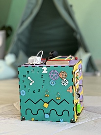 Бізікуб  30х30х30 см різнокольоровий - 2 - smarttoys.com.ua