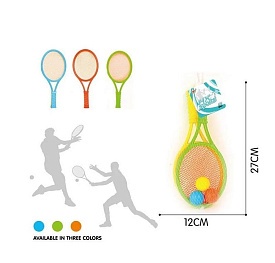 Ракетка 777-534 (192) 3 кольори, 3 м'ячики, у сітці - 1 - smarttoys.com.ua