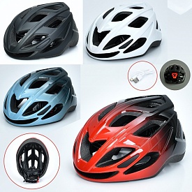 Шолом MS 4563 18 отворів, акум., USB, 4 кольори, світло, кул., 28-21-13 см. - 1 - smarttoys.com.ua