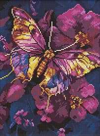 Набір з алмазною мозаїкою "Золотий метелик" 30x40см - 1 - smarttoys.com.ua